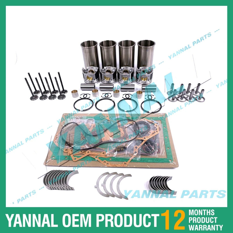 For Yanmar 4TN82 4TN82E 4D82E 4TNE82 4TN82L-RMK Engine Overhaul Rebuild Kit