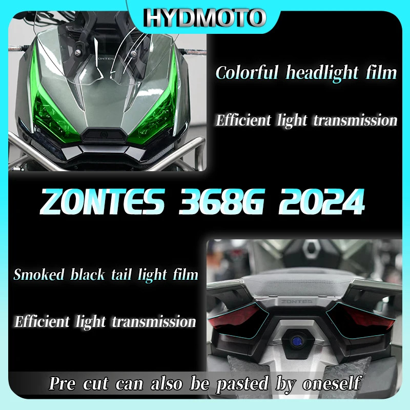 Motorcycle Headlight Taillight Lamp Film Instrument film Protective Film Stickers Accessorie For ZO