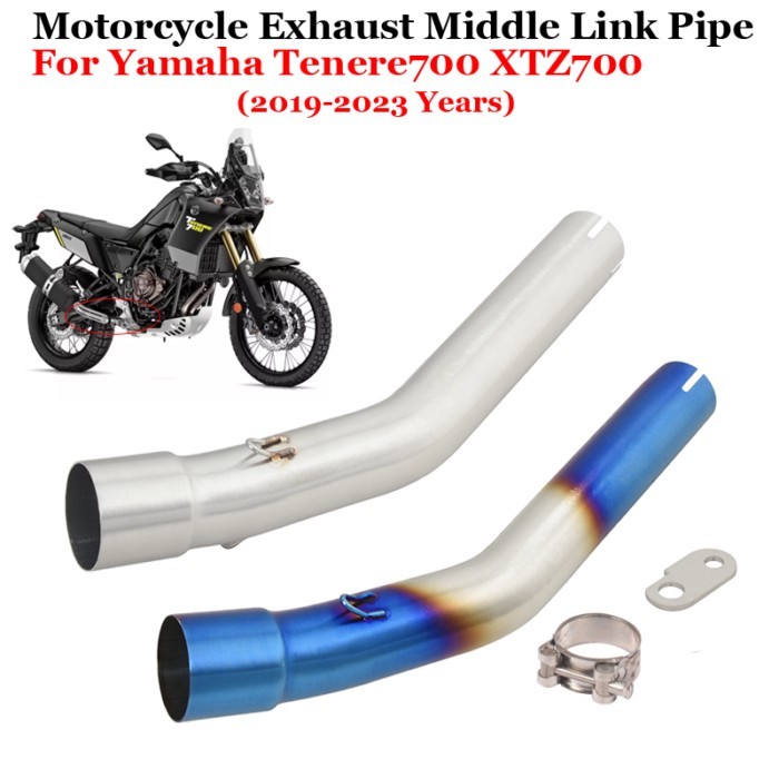 Slip On For YAMAHA Tenere700 Tenere 700 XTZ700 XTZ-700 2019 - 2023 Motorcycle Exhaust Muffler Moto