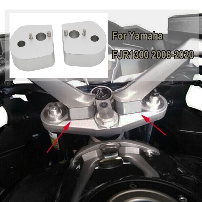Motorcycle Accessories For Yamaha FJR1300 FJR 1300 2006-2020 FJR1300 Handlebar Riser Clamp Mount Ha