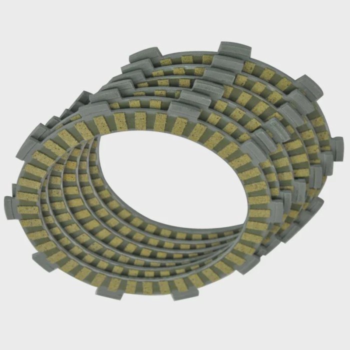 6Pcs ATV Fibrous Clutch Discs Plates For Yamaha MT250 MTN250 MT-25 YZF250 YZF-R250 YZFR250 MT MTN Y