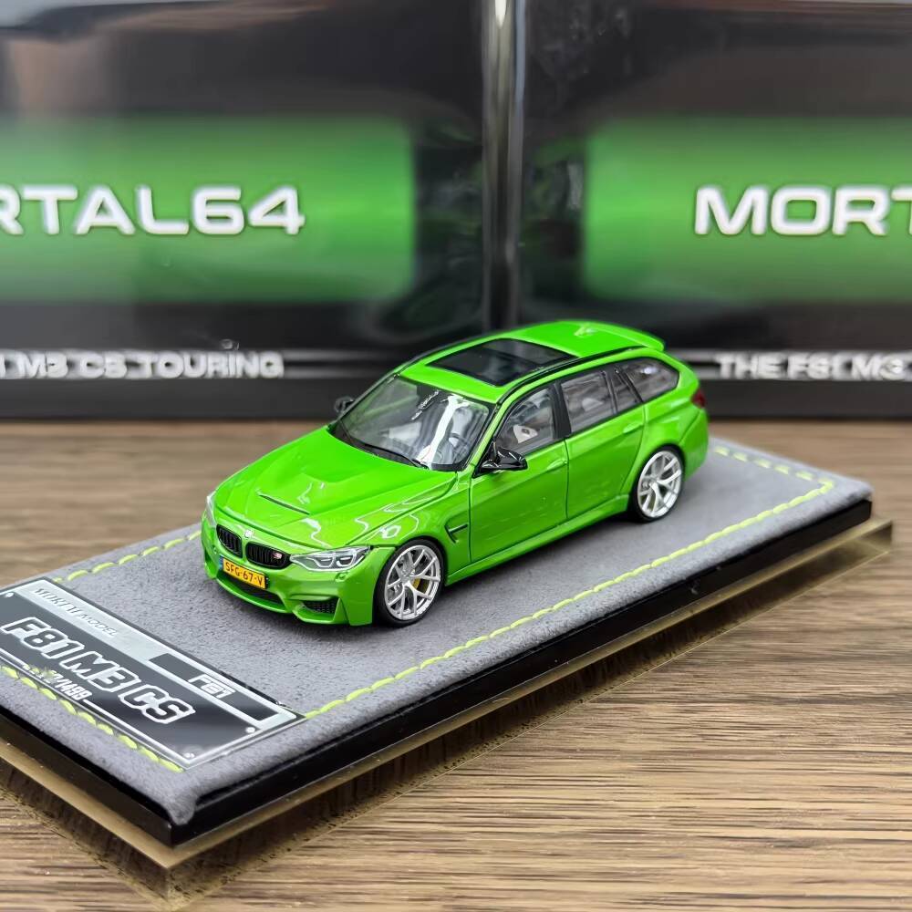 Mortal 1:64 BMW F81 M3 CS Green Alloy Limited Editionรถรุ่น