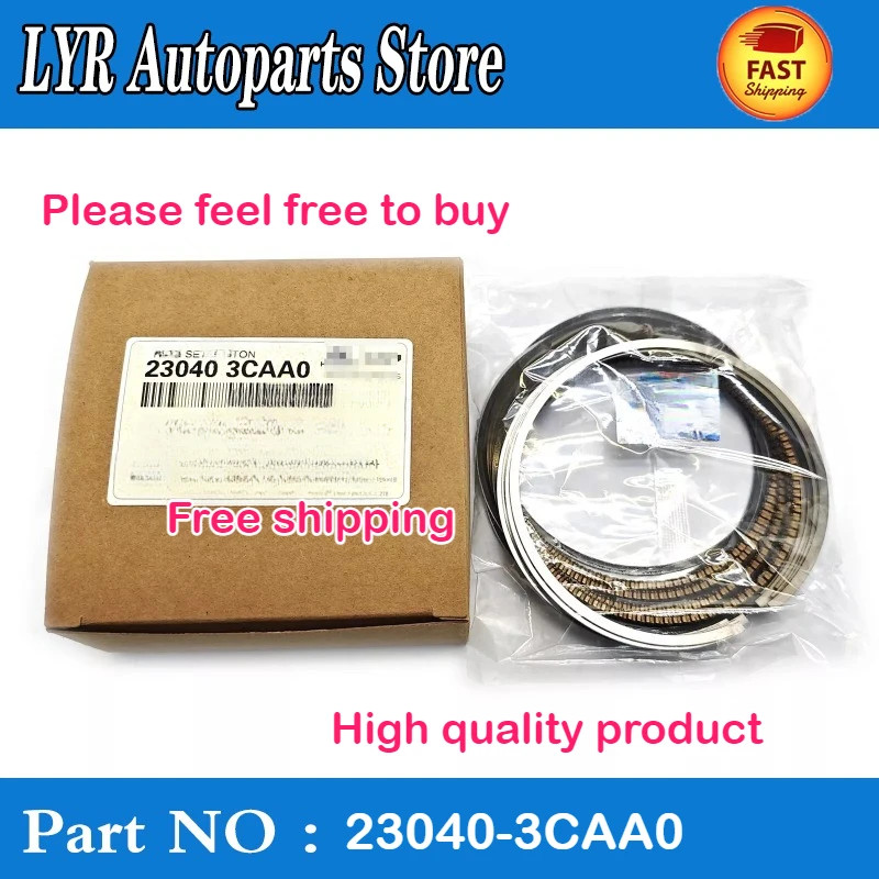 High quality 230403CAA0  23040-3CAA0 Engine Piston Rings for Santa Fe Sedona Sorento 3.5L 2010-2014