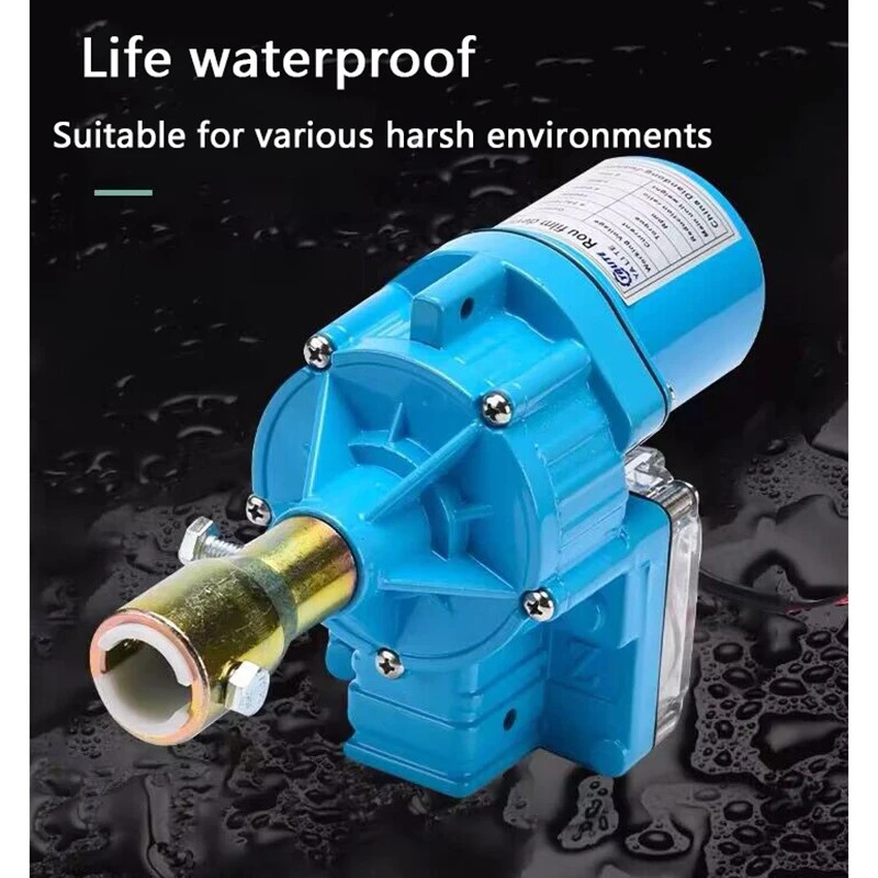 DC 24V Ventilation Curtains Rolled Electric Motor Rolled Greenhouse Plastic Film Electric Wind Film