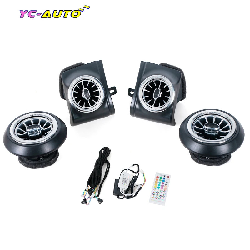 For BMW Mini F54 F55 F56 LED Ambient Light Front Dashboard AC Air Condition Vent Outlet Turbo Inter
