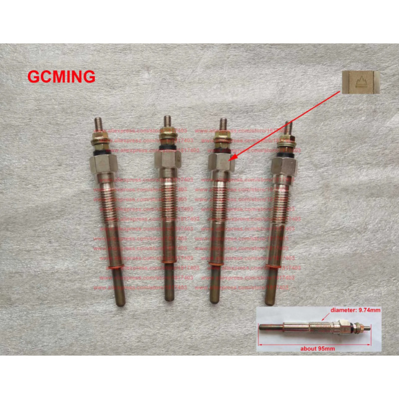Yangdong Y480G-12200 Glow Plug 12V Yangdong YD engine parts Y380T Y380EPA Y385T Y385EPA Y480T Y480E