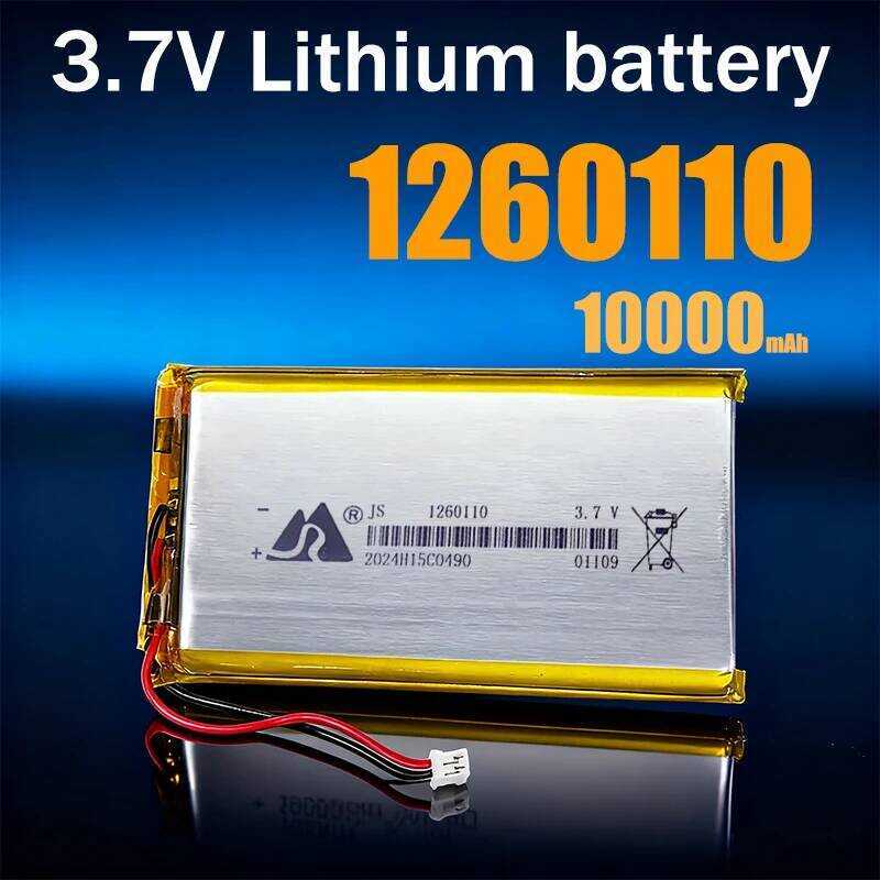 C NEW 1260110 Li-Polymer Battery 3.7V 10000Mah Soft Pack Batteries Lithium Ion For Mobile Power Cam