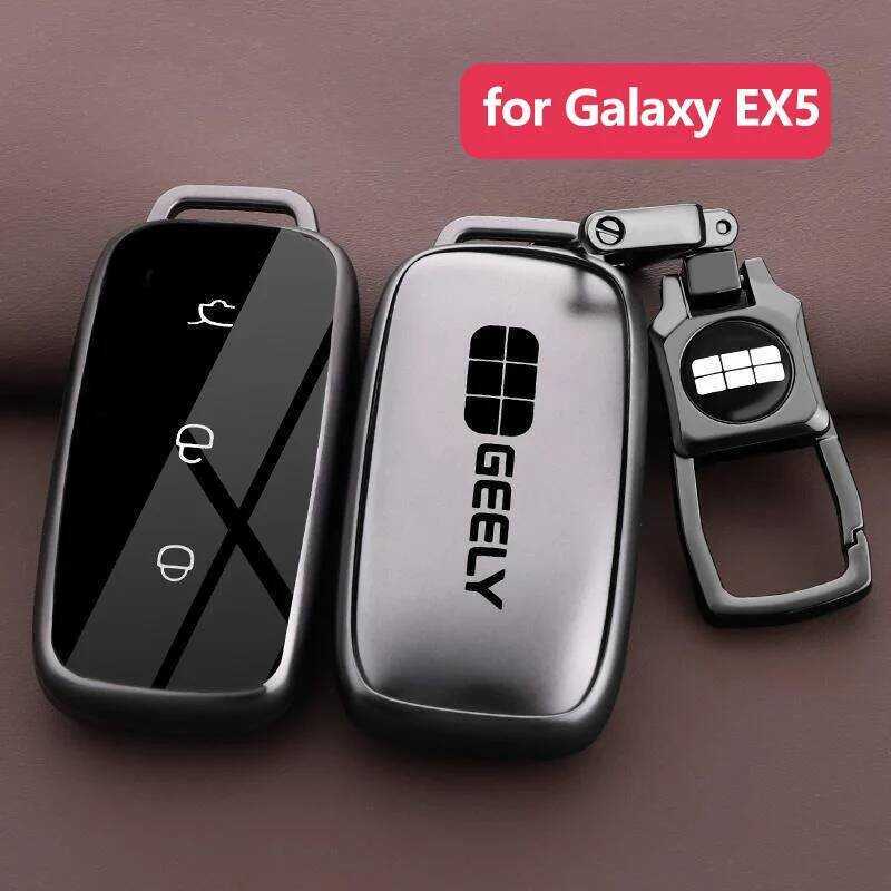 C Key Cover For Geely Galaxy Ex5 E5 E8 L6 L7 Galaxy Starry 8 EMI No.1 Proton E.Mas 7 5 Keychain Fob