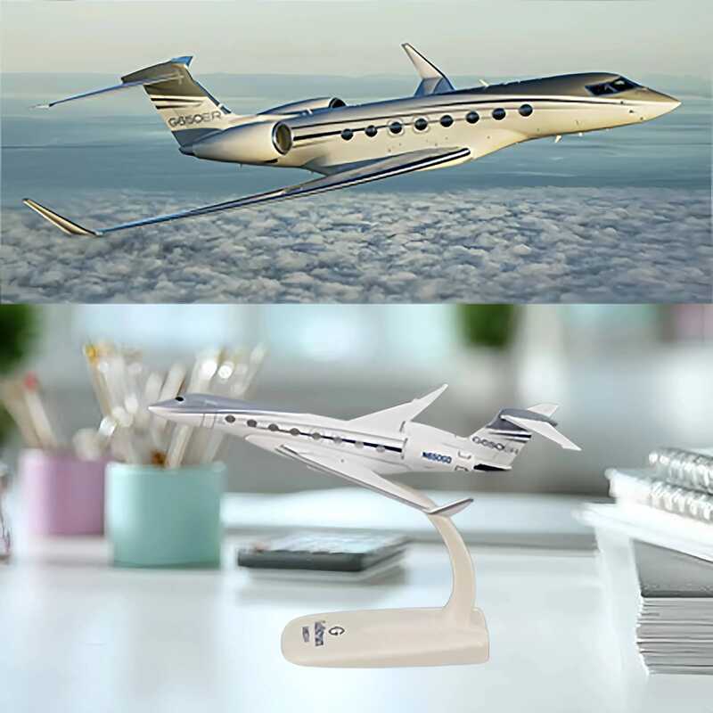 C Gulfstream G650er 1:200 Scale Die-Cast Metal Business Jet G-650 Aircraft Replica Model Premium Co