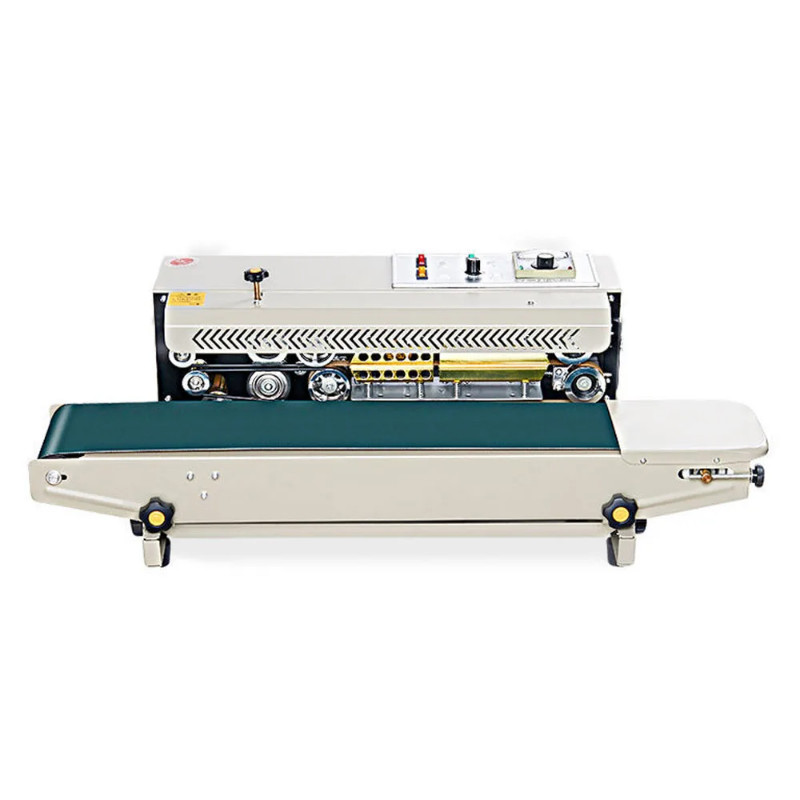 FR-900 Stainless Steel Automatic Continuous Film Sealing Machine Plastic Bag Package Machine Automa