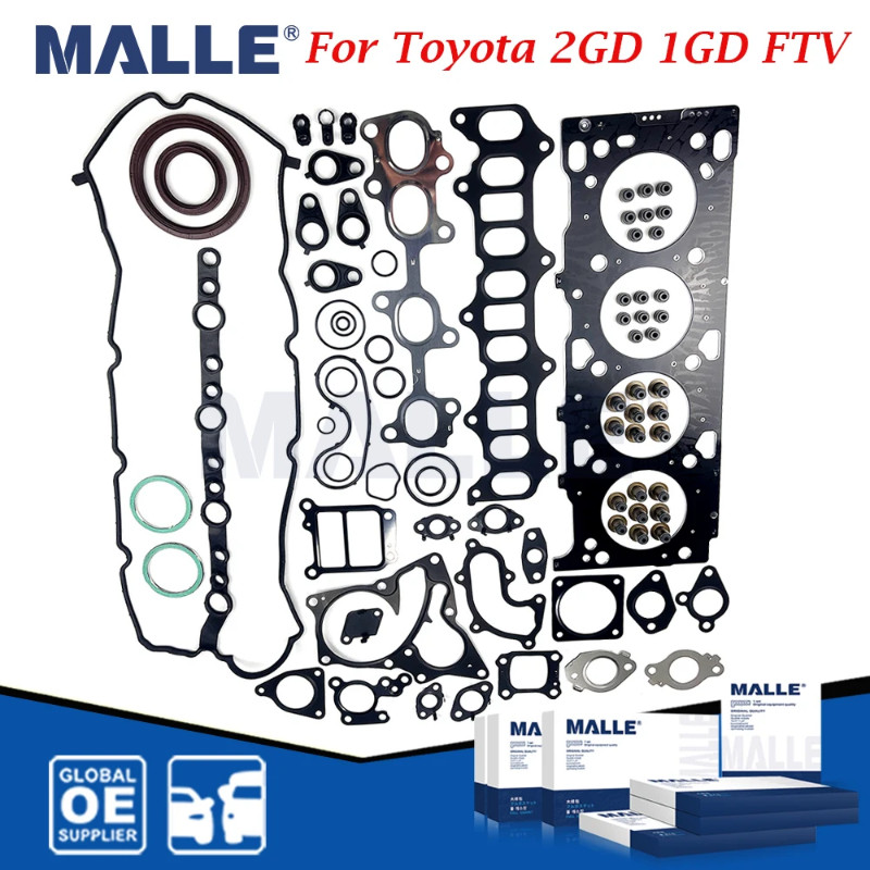 Engine Full Overhaul Gasket Kit 1Gd 2Gd For Toyota Hilux Land Cruiser GDJ150 2.4L 2.8L 1GDFTV 2GDFT