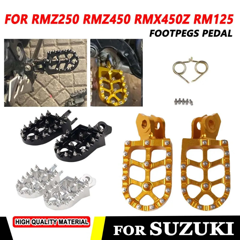 For Suzuki RMZ250 RMZ450 RMX450Z RM-Z250 RM-Z450 RM-Z RMZ 250 450 Z RM125 RMX 450Z Motorcycle Footr