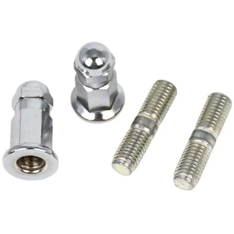 M7*17 Motorcycle Bicycle Exhaust Pipe Screw Nut Kit For HONDA Elite 125 LEAD 100 NHX 110 WH100 LEAD