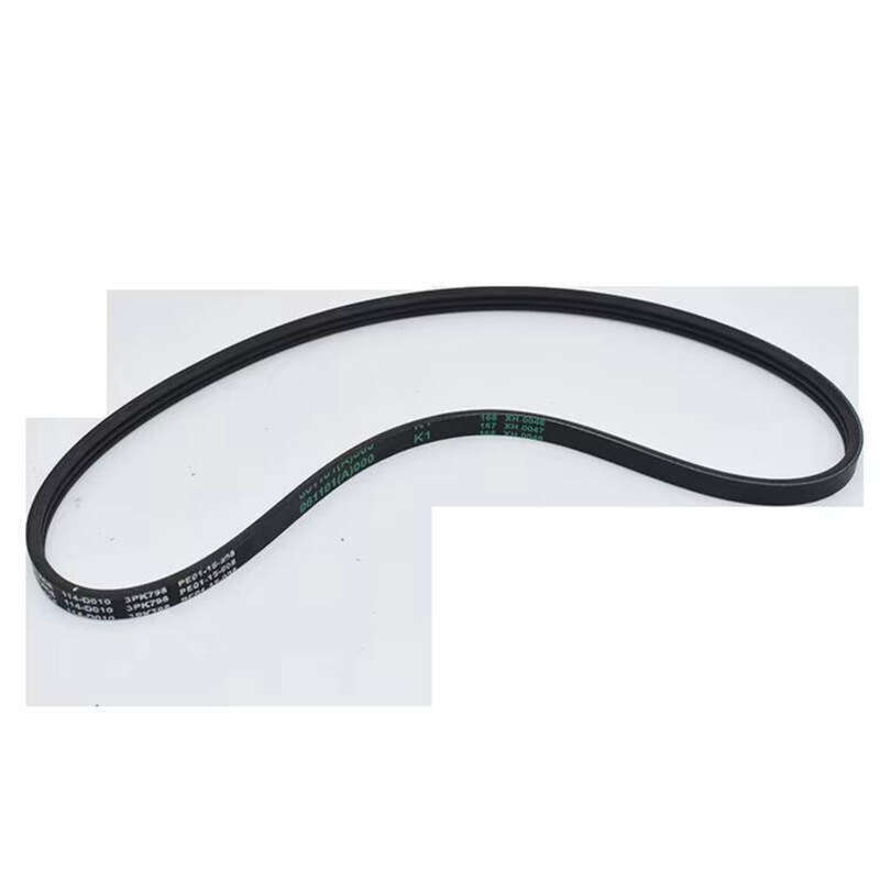 วิชาพลศึกษา0115908 PE01-15-908 รถปั๊มน้ําไดรฟ์ V-Ribbed เข็มขัด 3PK798 สําหรับ MAZDA 3 6 CX-3 CX-5 2