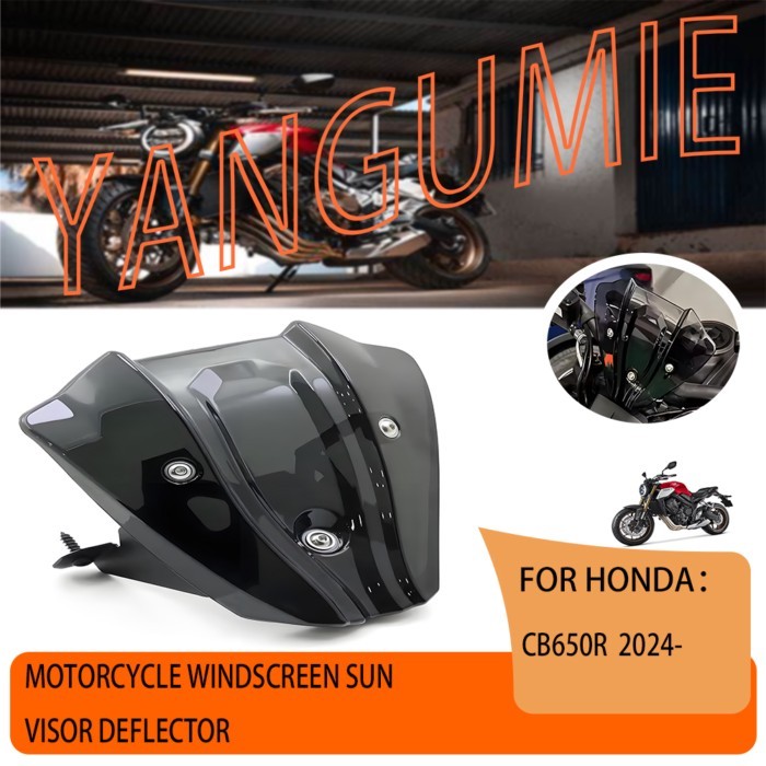 For Honda CB650R CB 650R CB 650 R 2024-2025 Motorcycle Accessories Sports Touring WindScreen Windsh