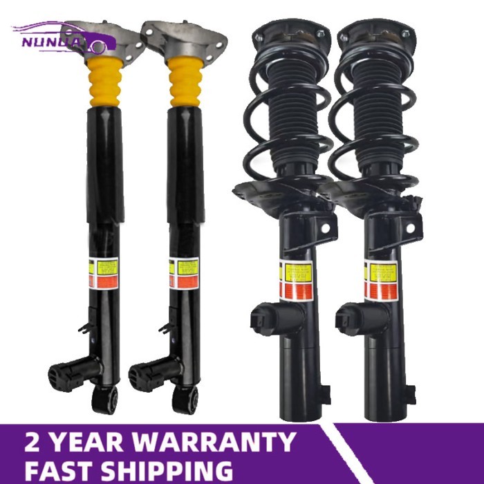 2pcs Front or Rear Shock Struts w/Electric Fit VW Golf R MK7 GTI Seat 2015-2020  5Q0413031FA  5Q041