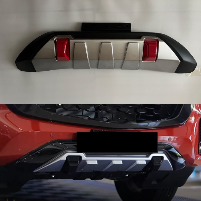 Exterior Parts For Mazda BT50 BT-50 2021 2022 2023 2024 2025 ABS Sliver Front Bumper Guard Cover Ca