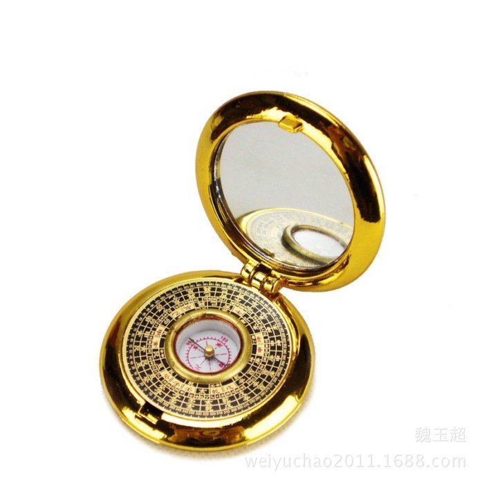 Wholesale Alloy Small Compass Pocket-sized Compass Portable Compass Instrument Exquisite Small Comp