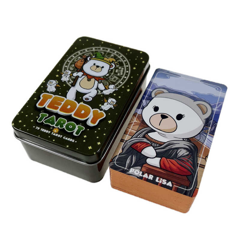 Teddy Tarot Teddy Tarot+คู่มือคําแนะนํากระดาษ