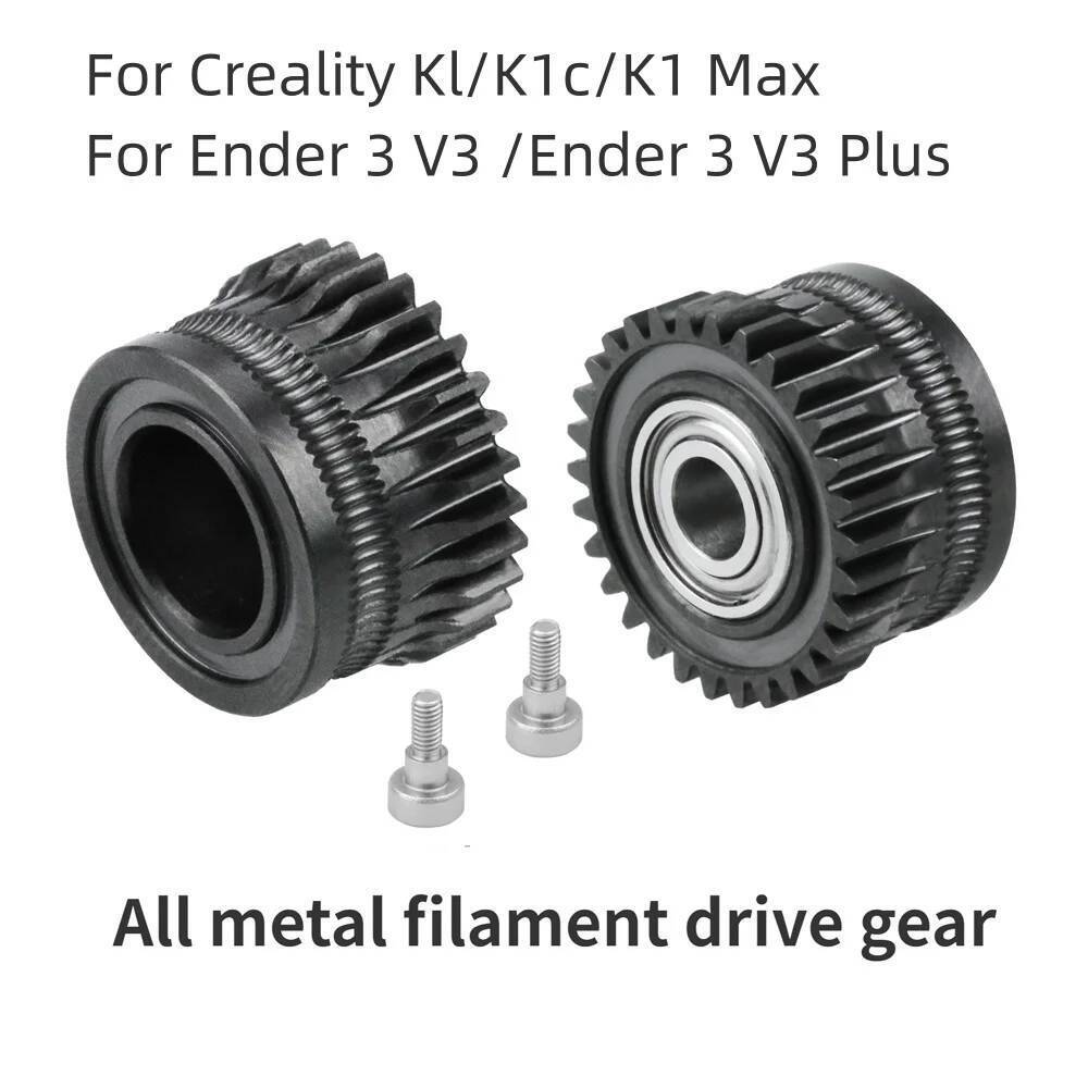 DLC K1 GEAR K1C Extruder K1 Max DLC GEAR All-metal Integrated Gear DLC เคลือบสําหรับ Creality K1 Max