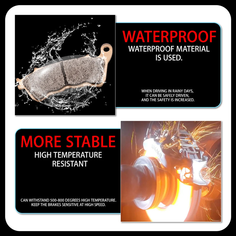XL883 Front Rear Brake Pads For Harley Iron XL 883 1200 Sportster Custom 883N 883L XL1200 1200V 120