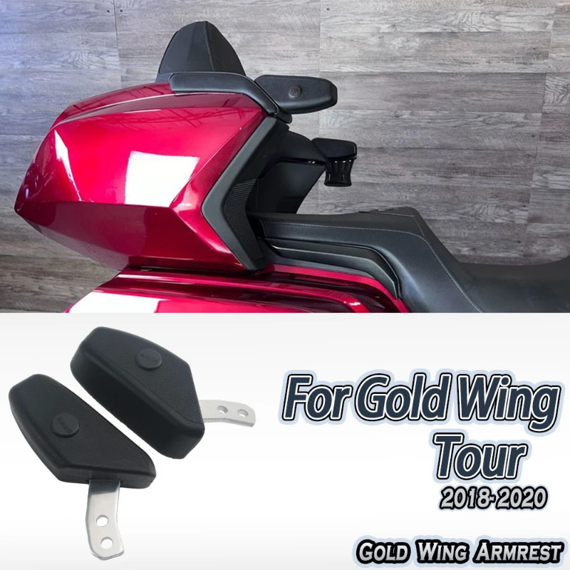 Motorcycle Fit GL1800 F6C Rear Passenger Armrests Pad Trunk Handrail Cushion For Honda Goldwing GL