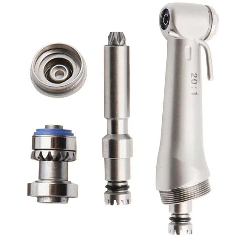 Contra Angle Head Fits Dental Low Speed Handpiece 20:1 Reduction Implant Surgery Contra Angle Handp