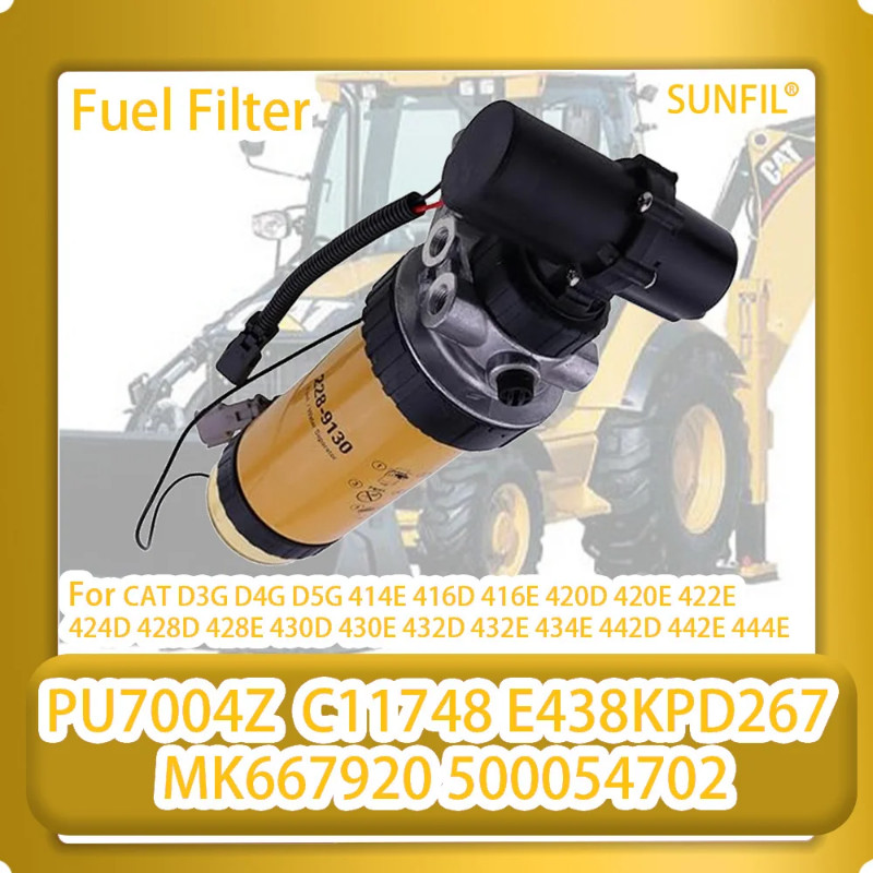 228-9129 2289129 CA2289129 Fuel Filter Assy with Fuel Pump  for  CAT D3G D4G D5G 414E 416D 416E 420