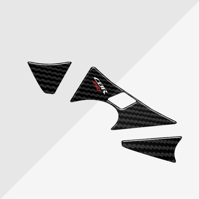 Motorcycle Carbon Fiber Stickers Top Triple Clamp Yoke Case For HONDA CBR250RR CBR250 RR 2011 2012
