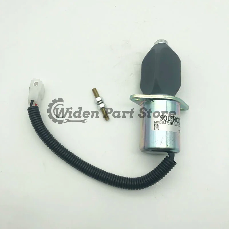 1753ES-12A3UC5B1S1 SA-3840-T 119807-77800 Fuel Stop Solenoid 12V for Yanmar Mini Excavator B27-2 B2