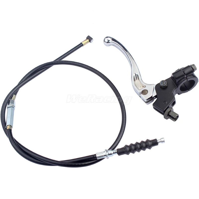 Left 22mm 7/8 Handle Clutch Brake Lever With Cable For 50cc -140cc CRF/XR50 BBR KLX110 Motorcycle A