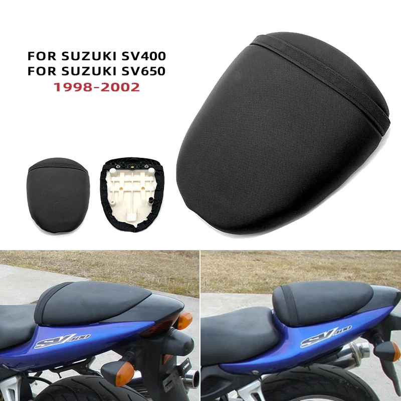 SV 400 650 1998-2002 Motorcycle Rear Passenger Seat Pillion Cushion Accessories For Suzuki SV400 SV