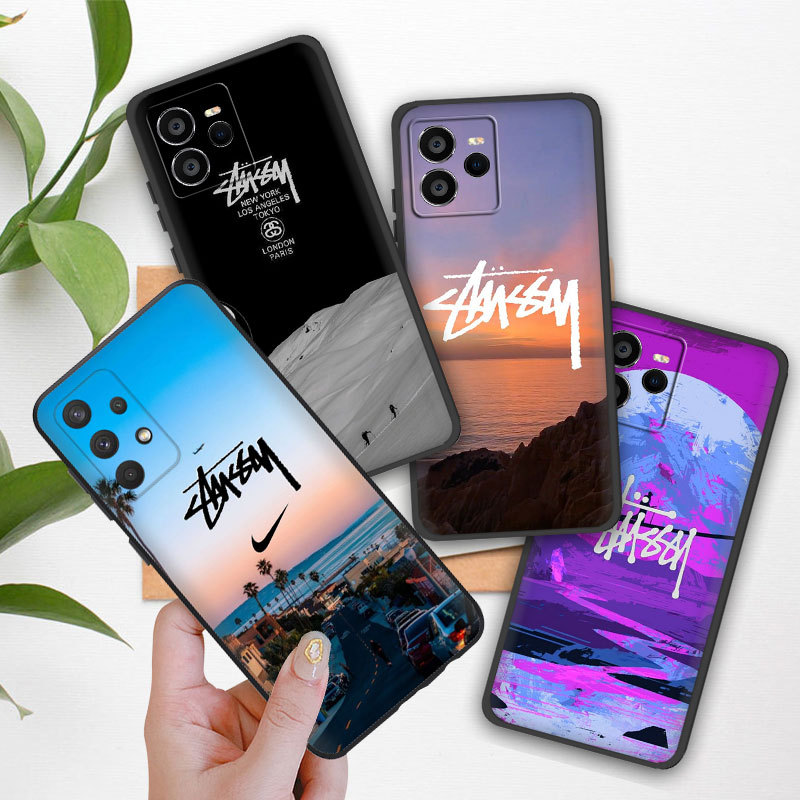 ซิลิโคนนุ่มเคสโทรศัพท์สําหรับ Redmi 12 12C 13C 12R 11a K60 K60Pro K70 K70Pro H3U2 Stussy
