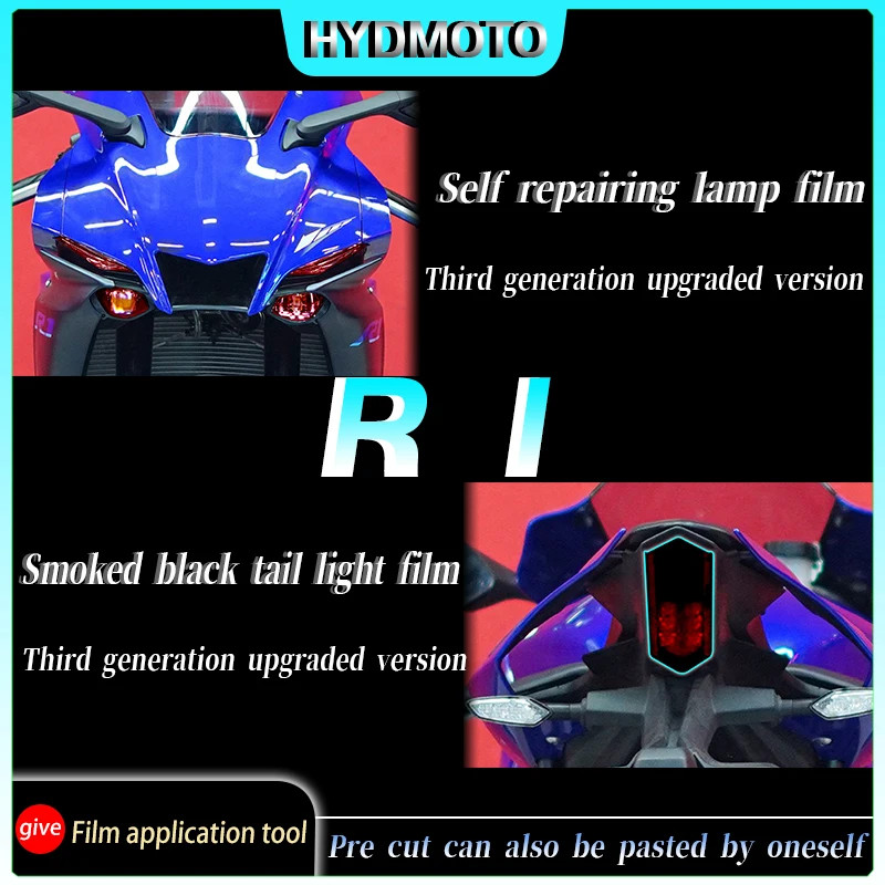 For Yamaha R1 instrument film  headlight tail light film protective film modified sticker accessori