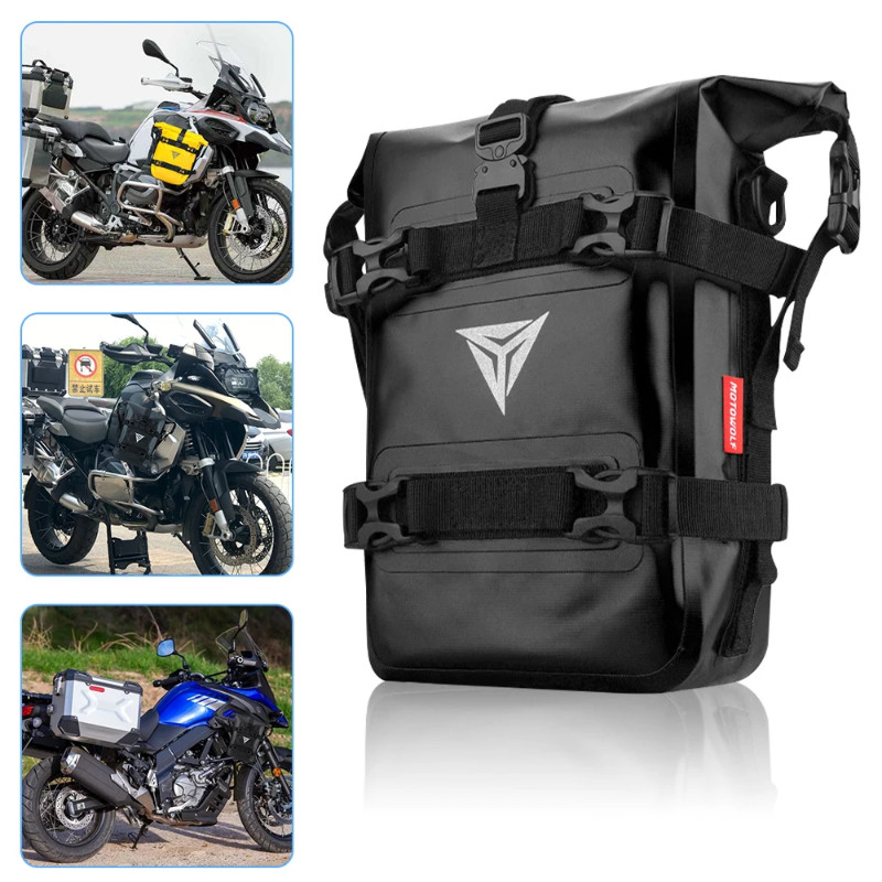 Motorcycle Bumpers Bag Waterproof Motorcycle Side Frame Bag Dry Bags Motorcycle Crash Bar Bag Unive