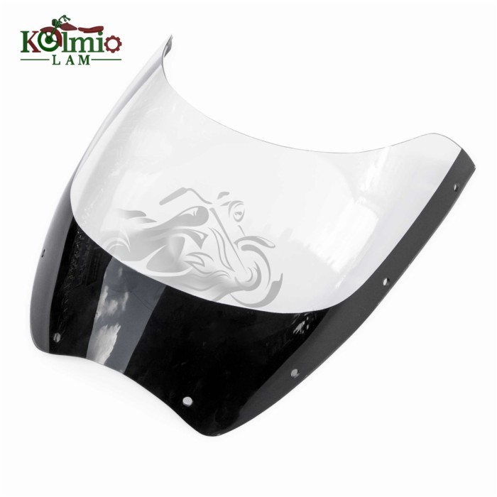 Fit for Yamaha RD250 RD350 Motorcycle Windshield Windscreen  RZ250 RZ350 RD350LC  Visor Deflector