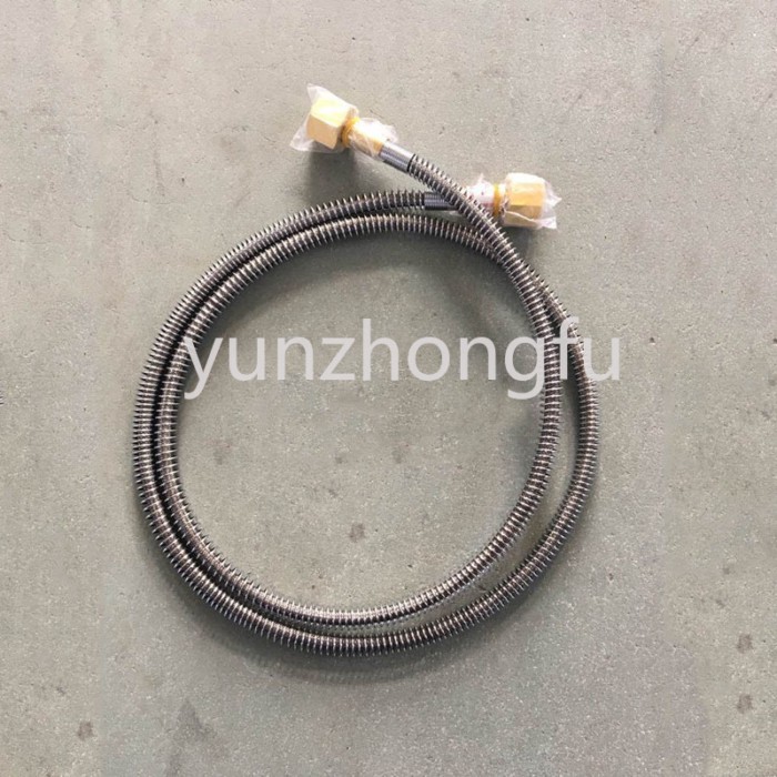 Oxygen Nitrogen Argon Helium Gas Cylinder Transfer Tube High Pressure Stainless Steel Metal Hose Ai