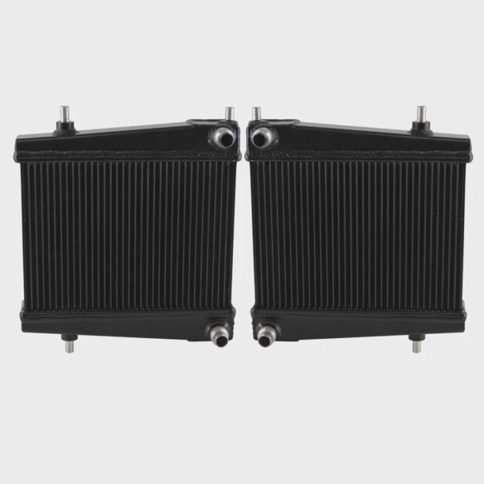 Performance Aluminum Auxiliary Radiators Fit for Toyota Supra GR A90/A91 3L Turbo B58 2020-2022 for