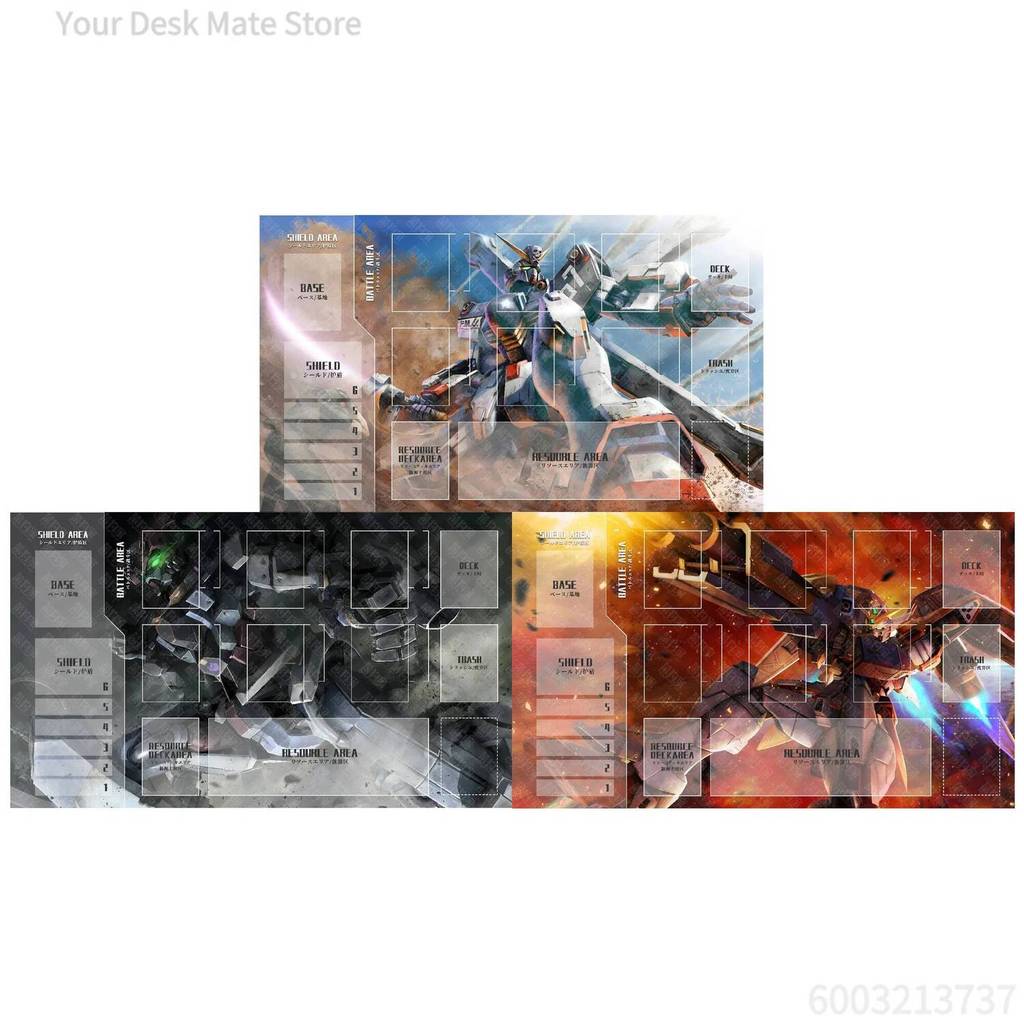 Gundamed Gcg การ์ด Battle Mat การ์ตูน Gcg ผู้เล่นเดี่ยวเกมกระดานการ์ด Battle Card Pad อะนิเมะการ์ดขอ