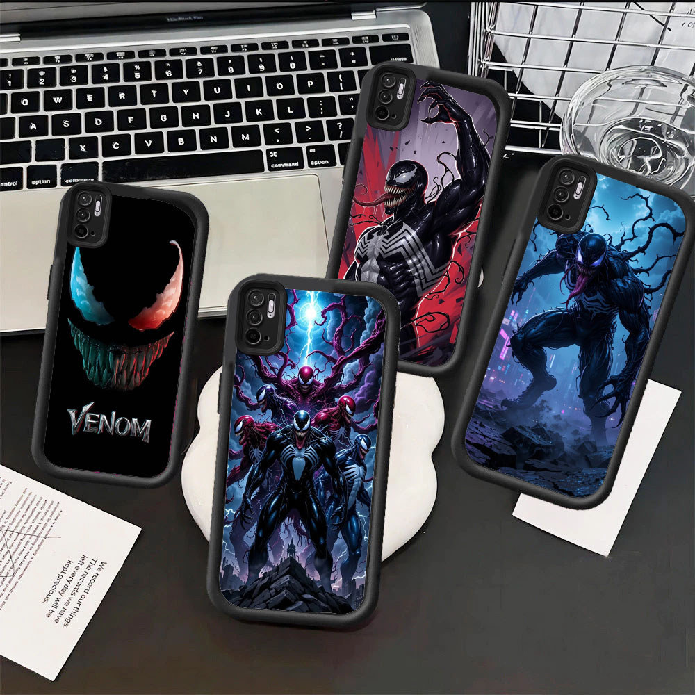 VK30 VenomปลอกสําหรับXiaomi Redmi POCOหมายเหตุC55 8 13 9 7 9S C31 Pro Plus 5GวัสดุTPU