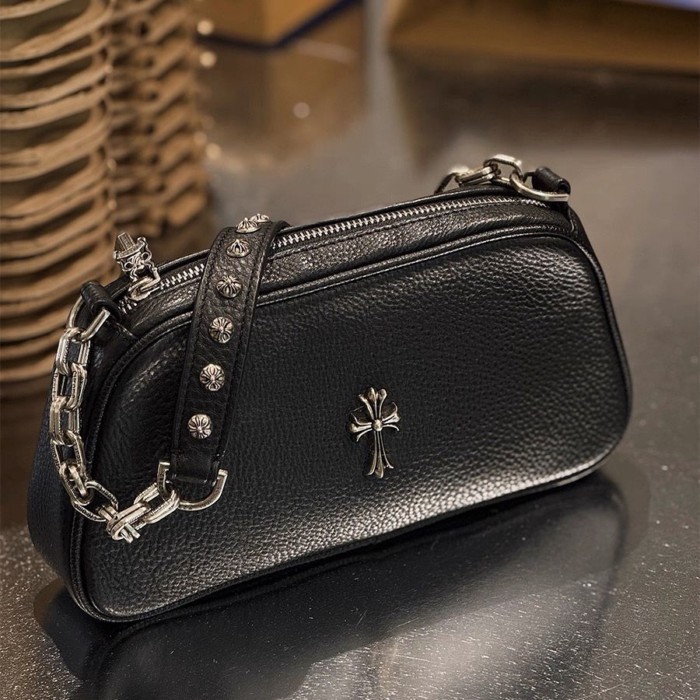 โซ่รักแร้ผู้หญิง Chrome Hearts กระเป๋าสะพายอเนกประสงค์และกระเป๋าถือ ทรง Nuggets