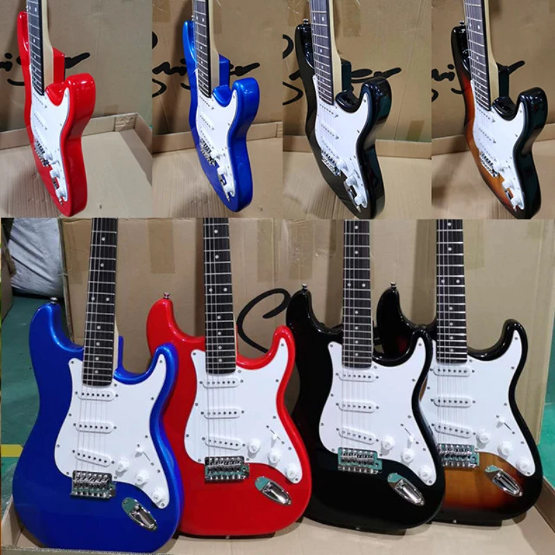 High End L-G1-ST SMIGER Cheap Price Custom Electric Guitar 22 Frets ST Guitar Set with Amplifier