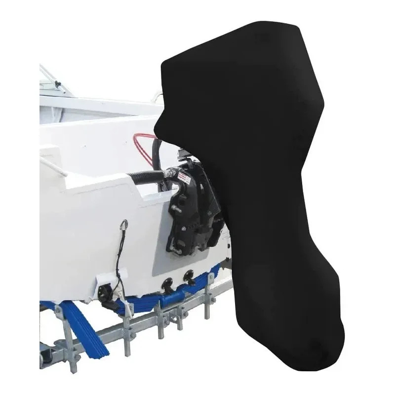 210D 6-225HP Waterproof Motor Engine Boat Cover UV Oxford Yacht Full Outboard Anti Dustproof Cover