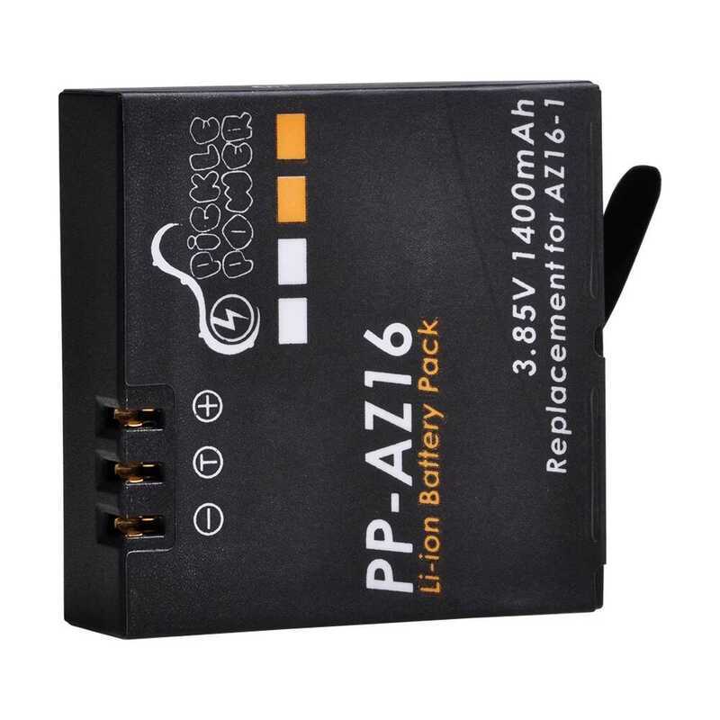C Pickle Power Az16-1, Az16-2 Battery For Xiaomi Yi, YI 4K, YI 4K+, Lite 360 VR Action Camera