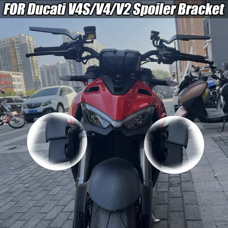 V4S Winglet Aerodynamic Wing Deflector Spoiler For Ducati Streetfighter V4 V4S V2 Motorcycle Fairin