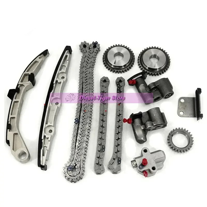 VQ23 VQ23DE Engine Timing Chain Distribution Kit for Nissan TEANA J31 V6 TK1038 2.3L 2.3 L