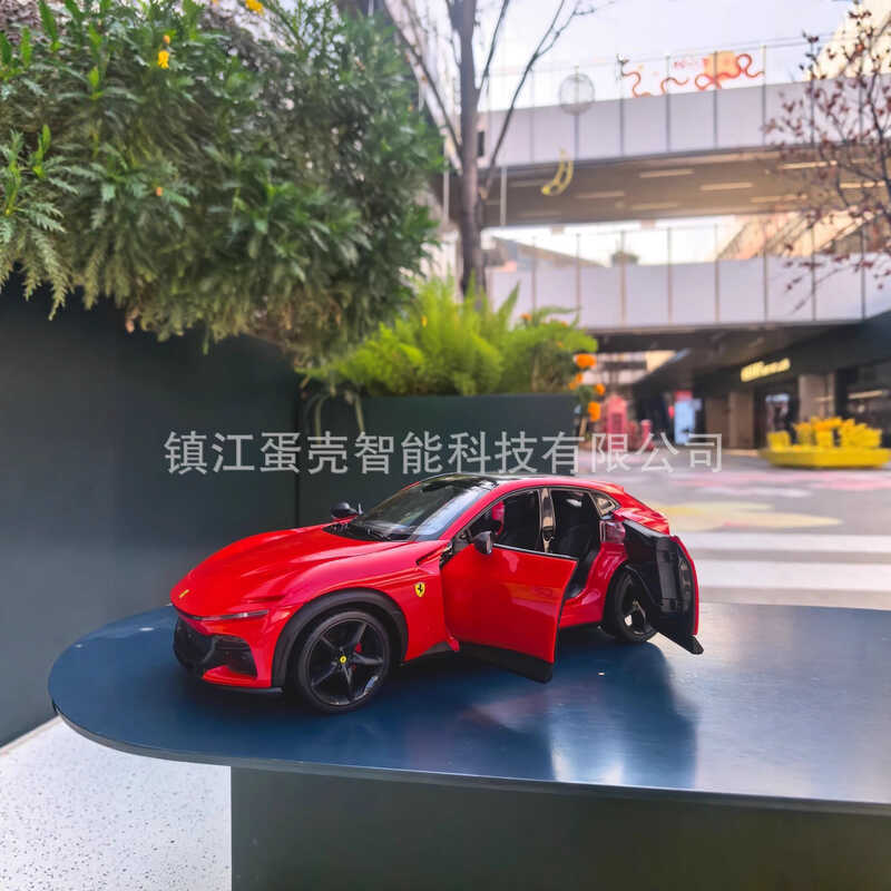 Star rastar Ferrari Purosangue Racing ประตูคู่ Super Parkour จําลองเด็กรีโมทคอนโทรลเล่น