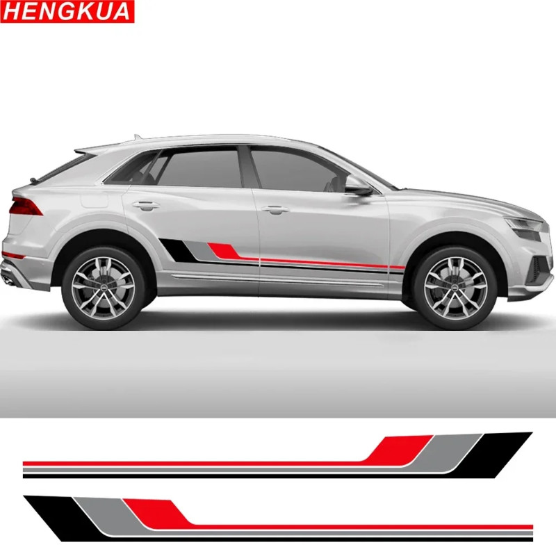 Audi Door stickers, graphics, side skirt strips, vinyl decals, trim, accessories, Q8, SQ8,RS, TFSI,