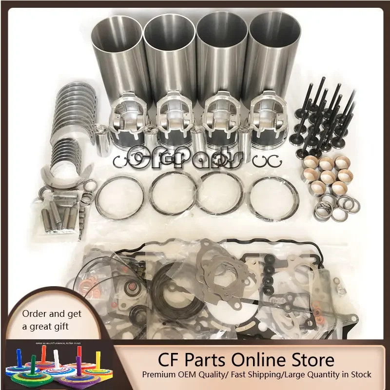 3TN100 Overhaul Rebuild Kit For Yanmar 3TN100E 3TN100L Engine F475 F535 Tractor