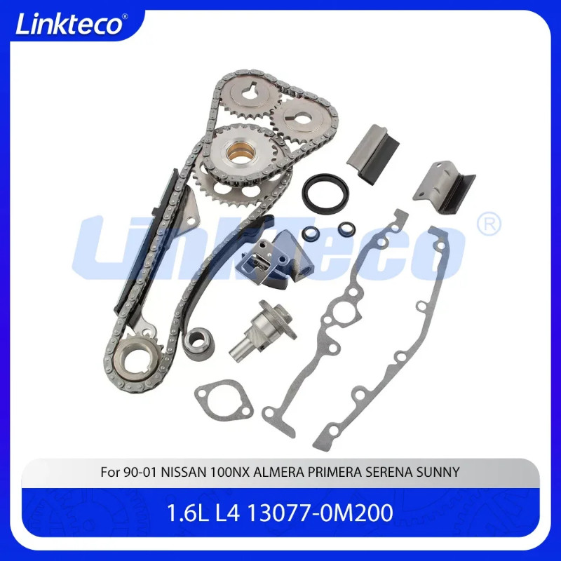 Engine part Timing chain kit Fit 1.6 L T L4 GA16D 16 Valve For 90-01 1.6L NISSAN 100NX ALMERA PRIME